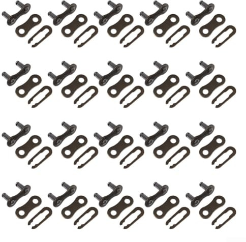 20 Pack Bicycle Chain Quick Links 1/8 Heavy Duty Steel Master Link for Single Speed Drivetrain Maintenance