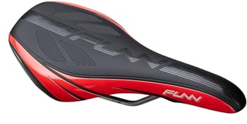 Funn Adlib HD MTB Sattel, Kunstleder Bezug, CrMo Rails | breite Auflage, 291 x 145 mm, für Downhill, Enduro, Trail, BMX und Straße