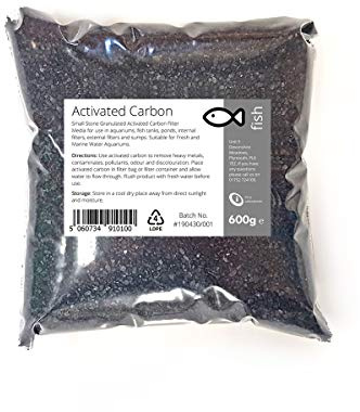 Intralabs Charbon Actif 600 g – Petits granulés de Charbon pour Aquarium
