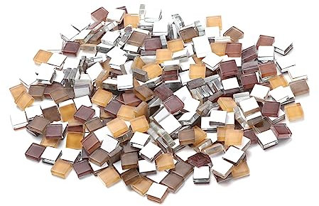 STOBOK 300stücke Mosaikfliesen Bunt Glas Wandfliesendekoration Glaswandaufkleber Bunte Wandfliesen Diy-dekorfliesen Für Wohnzimmer Schlafzimmer Bad Küche