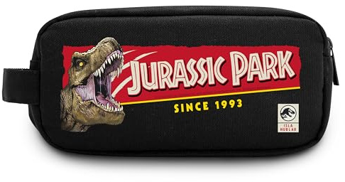 ABYSTYLE Jurassic Park Estuche desde 1993, Negro , Bolsa de aseo