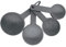 KitchenAid Set di misurini 4 pezzi - Grigio antracite
