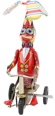 Alomejor Wind Up Toy,Delicate Clockwork Retro Tin Duck Ornament,Vintage Decorative for Adult Collections Nostalgic Home Desk Decor Gift