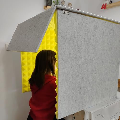 Tragbare Gesangskabine, Isolationskabine, Schallschutzabdeckung, Schallschutzabdeckung, selbstgemachte Schallaufnahme, Gesangskabine, Vocal Sound Absorbing Shield, für Studio-Schreibtisch,