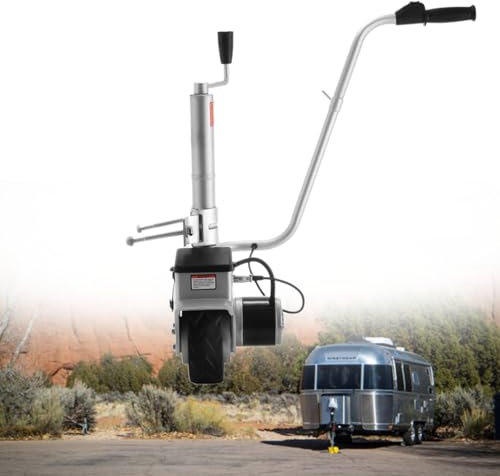 Lakenbroade Stützrad Anhänger，Anhänger Stützrad，Mover Für Wohnwagen Elektro Anhänger-Stützrad mit elektrischem Antrieb 12V Rangier-Stützrad