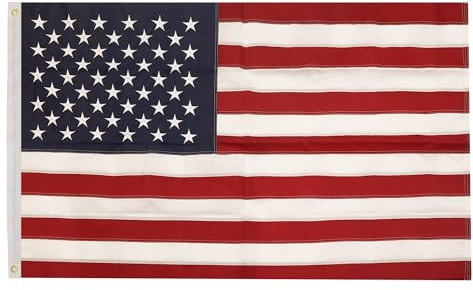 AZ FLAG Bandiera Stati Uniti 150x90 cm Americana Nylon 200D 2 Occhielli | Uso interno ed esterno bandiera decorativa United States of America USA doppie cuciture e bordi rinforzati