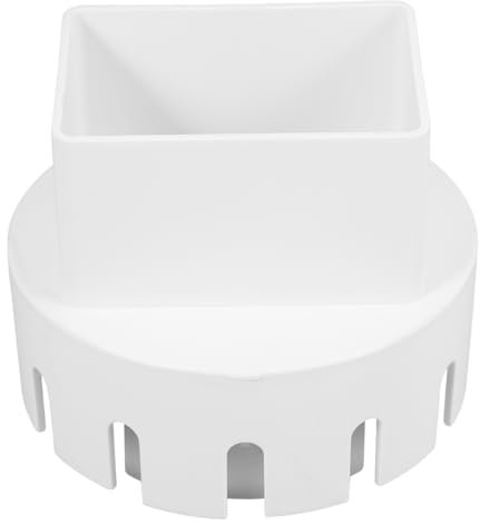 DOITOOL Adaptateur De Tuyau Pour Gouttière Plastique Connecteur De Descente Eau Pluviale Installation Facile Et Flexible Pour Raccordement Gouttière Et Tuyau Évacuation