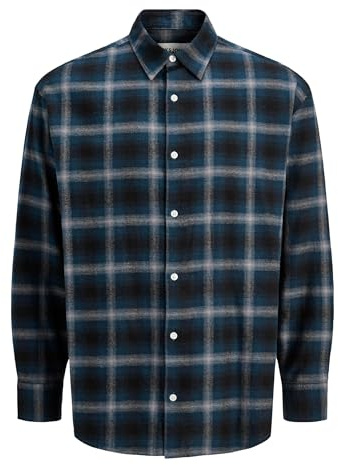 Jcocover rutig flanellskjorta Ls, Pageant Blue, L