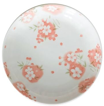 Stoviglie sottosmaltate irregolari creative in bone china minimalista in stile giapponese - piatto profondo 8 pollici (rosa)