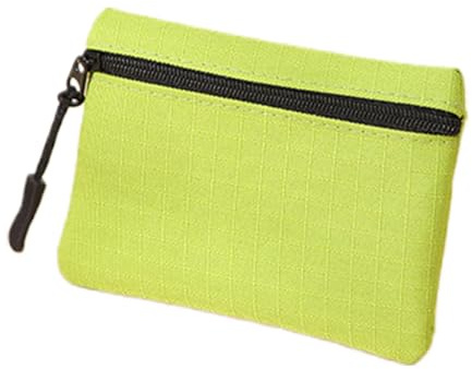 Myntväska - Small Change Purse | Oxford Loch Coin and Key Organizer, grön, Consulte la descripción, Se beskrivningen | För kvinnor | Söt blixtlåsväska för kontanter, mynt och nycklar | Miniplånbok för tonårsflickor | Dagligen,