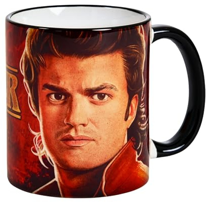 Elbenwald Stranger Things – koppar Final Season olika karaktärer 320 ml keramik (Steve Harrington)