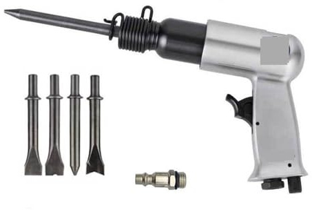 150 Pistol Grip Air Chisel, Air Hammer, Air Shovel Pneumatic Tool For Rust Removal