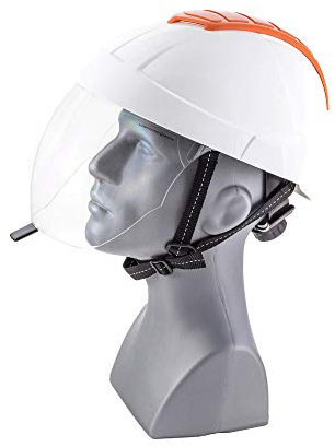 ENHA 22EMA1104000 E-MAN 4000 Sicherheitshelm, weiß/Hi-Viz orange