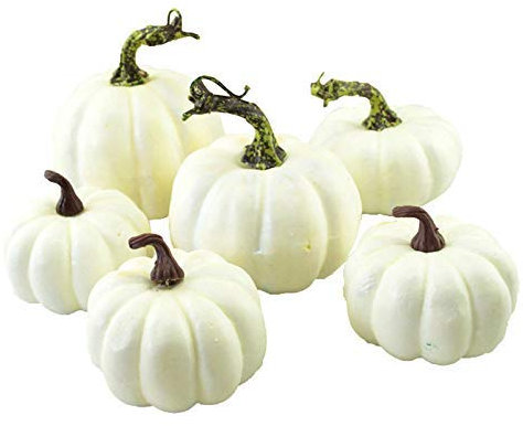 Halloween Decorative Ornamental Squash Autumn Decorations Artificial Pumpkins Fake Gourds for Home Kitchen Decor Halloween Thanksgiving Small Pumpkin Sets