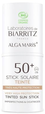 Laboratoires De Biarritz Solaires Stick Teinté SPF50+ Bio Imperfections et cicatrices 9g