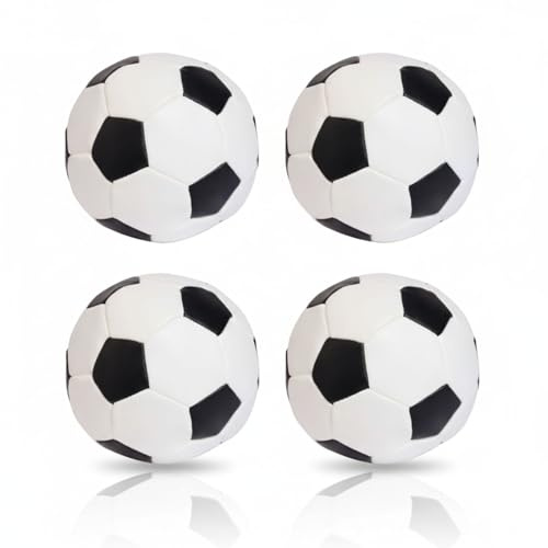alldoro Softball 4er Set, Schaumstoff, Fußball für Kinder und Babys ab 0 Monaten, Indoor, Outdoor, Durchmesser 10 cm