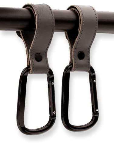 Brute Strength – Ganci per borsa passeggino – Grigio – 2 pezzi