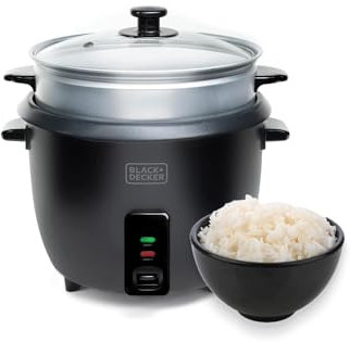 Cuociriso Elettrico Multifunzione, Ideale per Cottura al Vapore - Cottura e Mantenimento in Caldo, Spegnimento Automatico, 31x27x33.5cm, 700W, 1.8L, Grigio