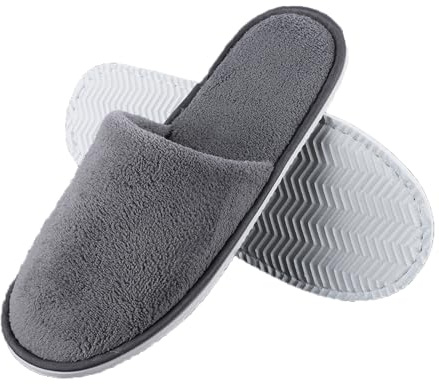 Portable Ciabatte da Viaggio Donna 36-38, Pantofole da Viaggio non Monouso Soft Coral Velvet Hotel Pantofole con Spesse Suole 7mm Ragazze Riutilizzabili Casa Pantofole Antiscivolo Spa Bagno Pantofole