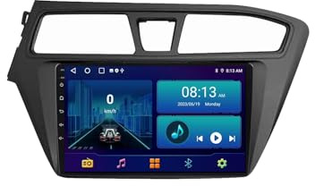 Android 12 2 Din Car Stereo For Hyundai i20 2 II GB 2014-2018,9 IPS TouchScreen Car Digital Media AV Receiver Wireless CarPlay Android Auto FM AM Radio/DAB+/RDS/DSP/BT 5.0/SWC/GPS/OBD 2/DVR(RHD,M100C