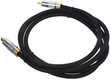 jojofuny 1.5m Cavo Audio Ottico Digitale Maschio-maschio Da Metri Connettore Resistente Anello Compatibile Tv Soundbar e Dispositivi Audio 5.1