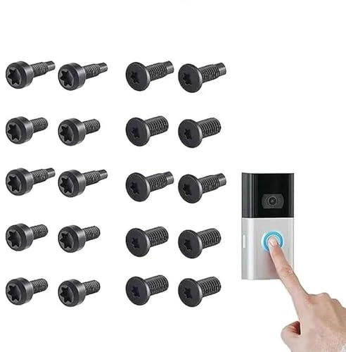Ring Doorbell Screwdriver Replacement Kit,20 Pack Replacement Screws for Ring Doorbell 2nd Gen – Compatible Security Mounting Screws