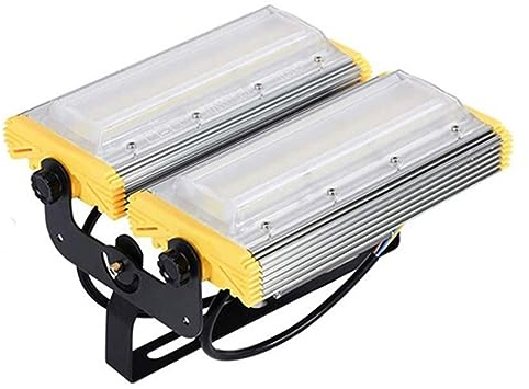50W 100W 150W LED Outdoor COB Floodlight Flood Light Projector Reflector Lamp Waterproof Spotlight Construction Lamp Lighting(2700-3500K,100W)
