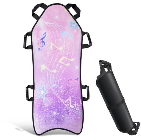 45 x 18 Foldable Snow Sled for Adults & Kids,Winter Snow Sleds with Handles for Steering, Portable Winter Sled for Snow Riding & Tobogganing (Purple)