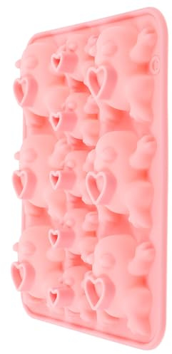 Homoyoyo Moule à Chocolat Silicone Grenouille Flexible et Facile à Nettoyer Moule Pâtisserie Cavités Variées pour Bonbons Gâteaux DIY Sûr et Réutilisable pour Desserts