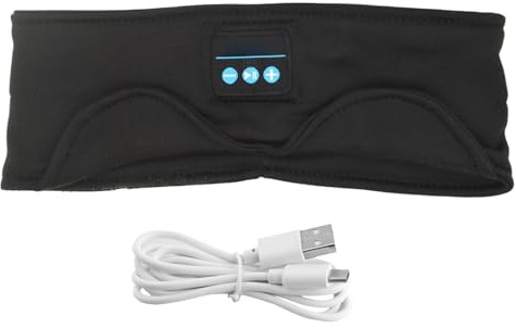 Sleep Kopfhörer für Seitenschläfer, ultradünn, Musik-Augenmaske, schweißfest, Schlafmaske, für Damen, Herren, Workout, Reisen, Yoga, Meditation, Sport, Coole Gadgets