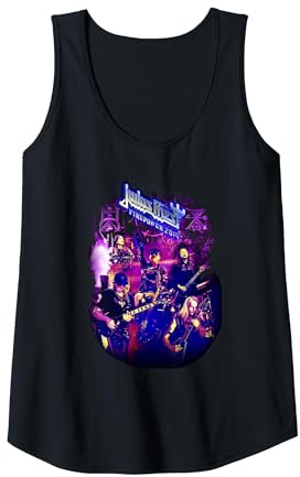 Judas Priest Firepower Tour Débardeur, Femme, Noir, XL