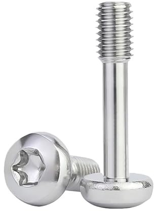 Vis Torx à tête ronde en acier inoxydable 304, M3 M4 M5 M6 M8, tige fine, demi-dent, cylindrique, boulon Anti-chute, 5 20 pièces(25mm,M3-10pcs)
