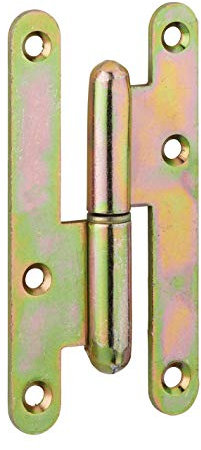 THIRARD - Paumelle de Paris porte d'entrée/d'intérieur, 110x55mm, acier, gauche