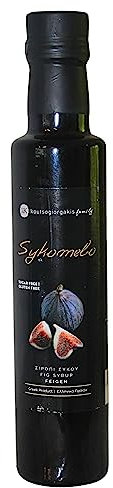 Koutsogiorgakis Family Fig Syrup 250ml | Natural Sweetener for Salads, Cooking & Pastry | No Added Sugar, Vegetarian