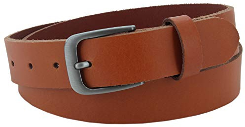Vascavi ® Ledergürtel aus Rindleder, 3 cm breit und ca. 0,3 cm stark, echt Leder Gürtel, Made in Germany, kürzbar, für Damen und Herren #3-0007fr