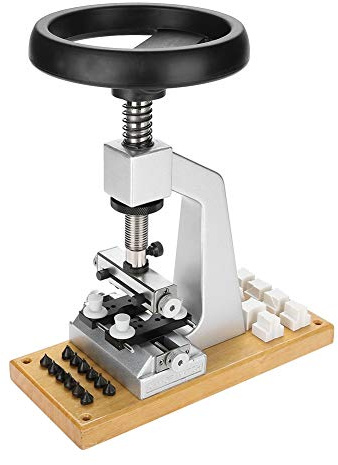 Semme 5700 Uhrengehäuse, Öffner, Screw Oyster Style Bench Uhrenöffner mit Metallsockel für Näher Geeignet für Uhrenherstellung und Reparatur