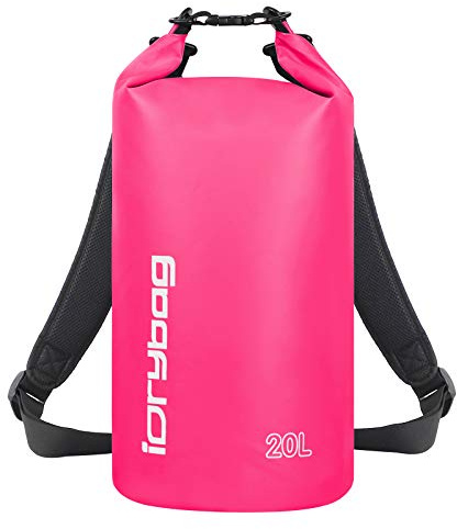 IDRYBAG Torrväska för kajakpaddling vattentät 2 l/5 l/10 l/15 l/20 l, liten torr påse vattentät väska för båtliv