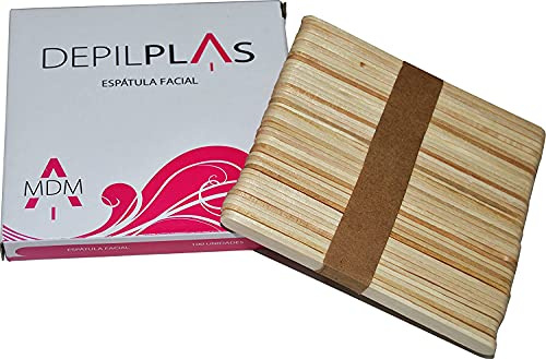 Lot de 100 spatules en bois pour cire à épiler