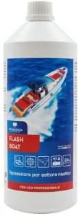 DETERGENZA PROFESSIONALE SGRASSATORE per Settore Nautico Flash Boat CONCENTRATO - Pz. 1 da 1 L HD