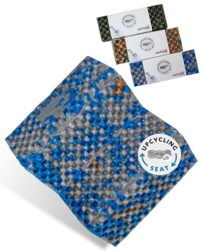 Wechsel Facila UpSeat I Faltbare Sitzunterlage aus XPE/IXPE-Schaumstoff Mix I isolierendes Sitzkissen I strapazierfähige & ultraleichte Schaumstoffmatte für Camping & Trekking I Upcycling Produkt