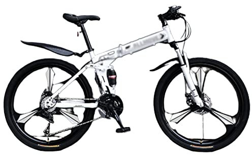 CASEGO Klapprad, Rahmen aus Stahl mit hohem Kohlenstoffgehalt, mit Vordergabel, stoßdämpfend, Studenten, Reiten, Mountainbike, variable Geschwindigkeit im Freien (B 26 Zoll)