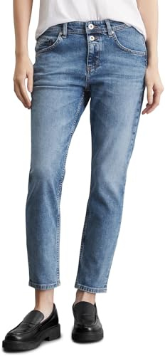 Marc OߴPolo Damen Jeanshose mit Stretch-Anteil Boyfriend Fit, Blau (Sustainable Clean Blue Wash), W30/L30