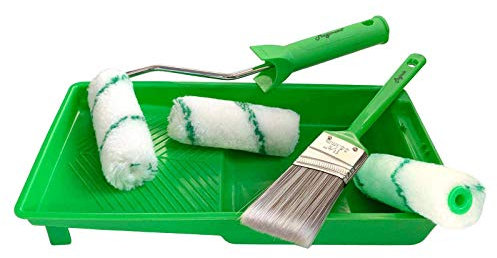 Magimate Small Paint Roller and Tray Mini House Touch-ups and Minor Painting Projects (4-inch Pack of 6)