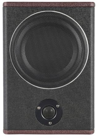 Sengfwin Subwoofer Coche Subwoofer Activo Autoamplificado Monitores De Estudio, Ultracompacto, Fácil De Instalar Bajo El Asiento, Amplificador Integrado 600W, 8