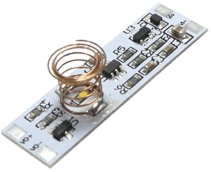 VoltShine Interruptor táctil para tira LED, control de brillo y encendido/apagado, ideal para iluminación ambiental y decoración personalizada.