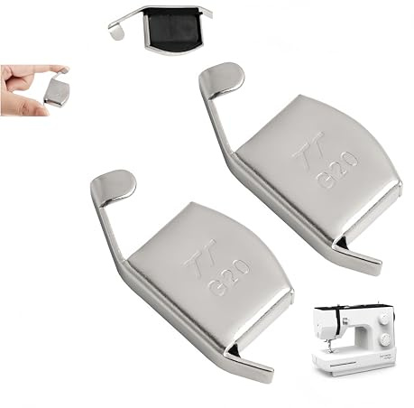 eModwey Confezione da 2 Guide magnetiche per Macchine da Cucire, compatibilità Universale, Guida Magnetica di Alta qualità per Cuciture dritte e Curve, per Cucito Fai da Te e Sartoria Professionale