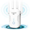 QLOCOM 2025 Newest WiFi Extender Booster Blazing-Fast 1200Mbps WiFi Booster Range Extender Dual Band 5GHz & 2.4GHz Wireless Internet Booster/Hotspot with 2800 Sq.Ft Wider Coverage, Easy Setup, 768AC-W