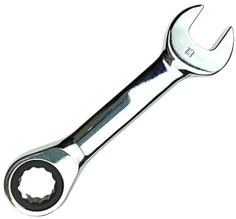 FUUGlan Llave combinada de trinquete de mango corto de 8 a 18 mm, llave de apertura rápida, herramienta de reparación manual, accesorios de hardware
