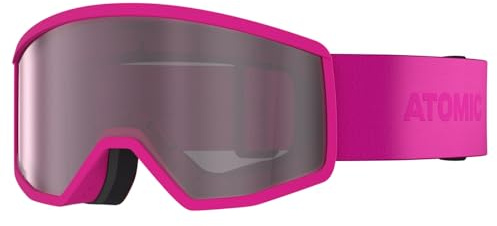 ATOMIC FOUR JR XS Kinder-Skibrille I Extra kleine Ski- & Snowboardbrille mit Anti-Beschlag-Scheibe für klare Sicht I Unisex-Ski-Brille mit Live Fit Rahmen für individuelle Passform