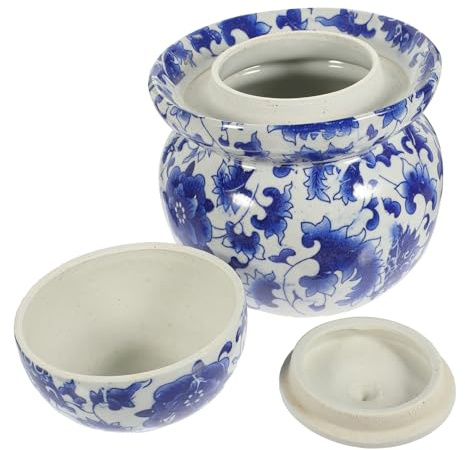 Holibanna Tarro De Pepinillos Cerámico Sellado Recipiente Para Guardar Pepinillos Para Cocina o Picnic